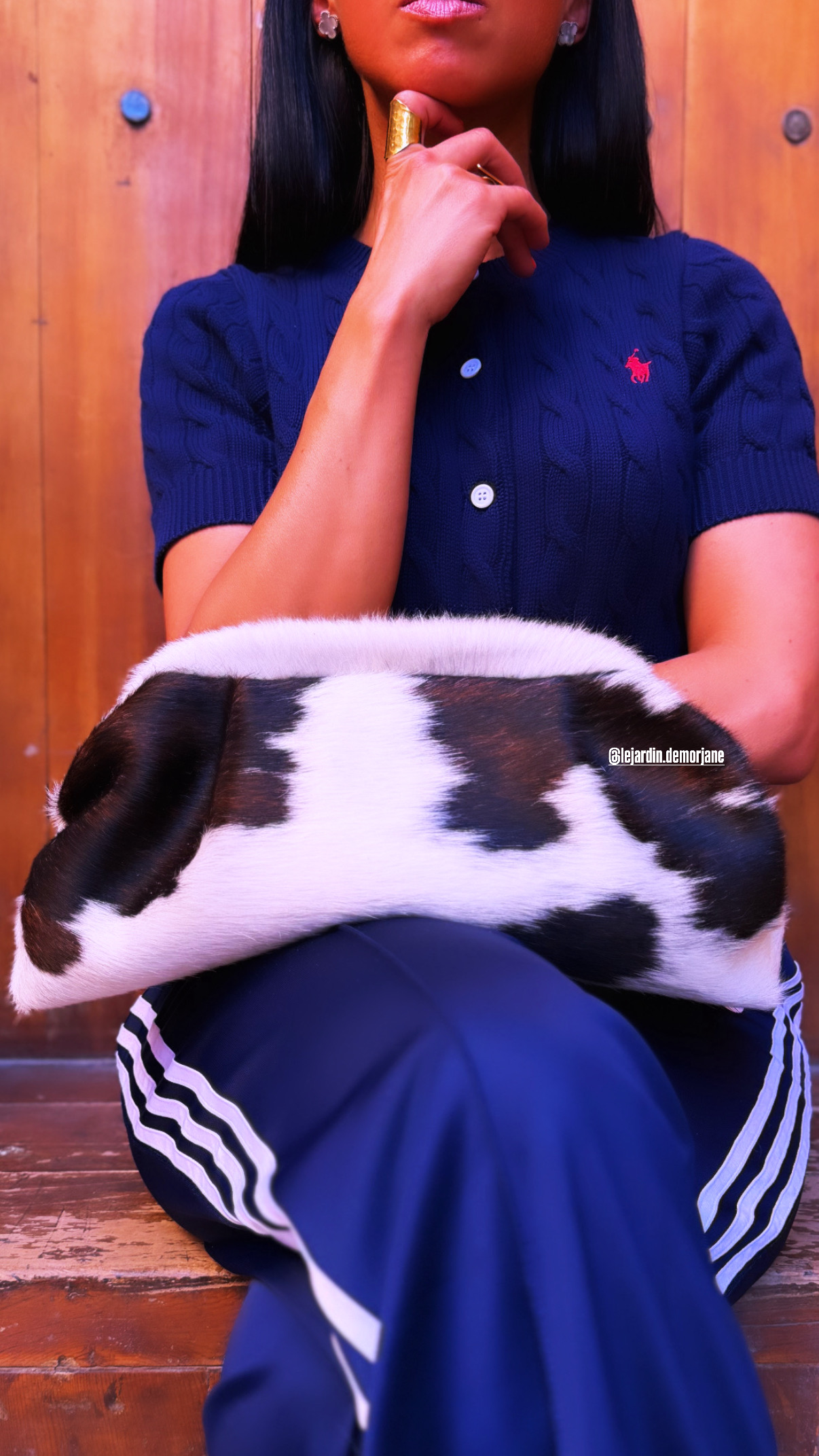 La Pochette Peau de Vache M&B