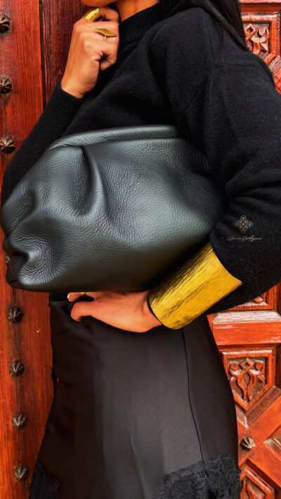 La Pochette Cuir Grainé