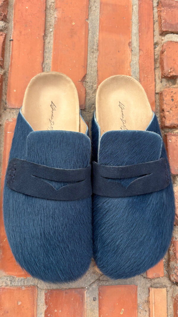 Mules Nomades Bleu Pétrole – Image 6