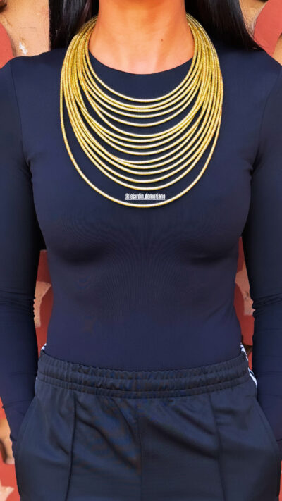 Collier Berbère Gold 15 rangées