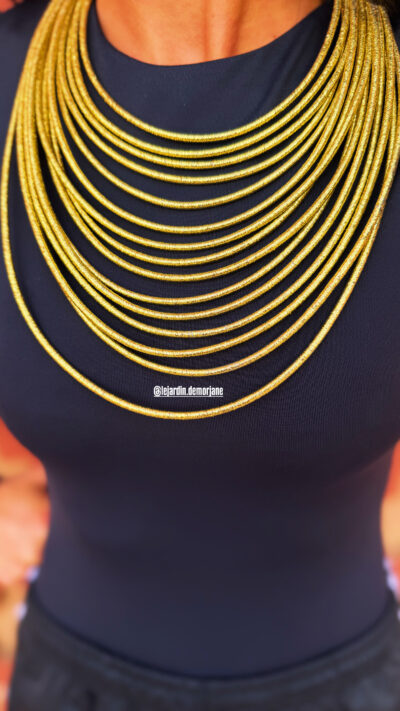 Collier Berbère Gold 15 rangées