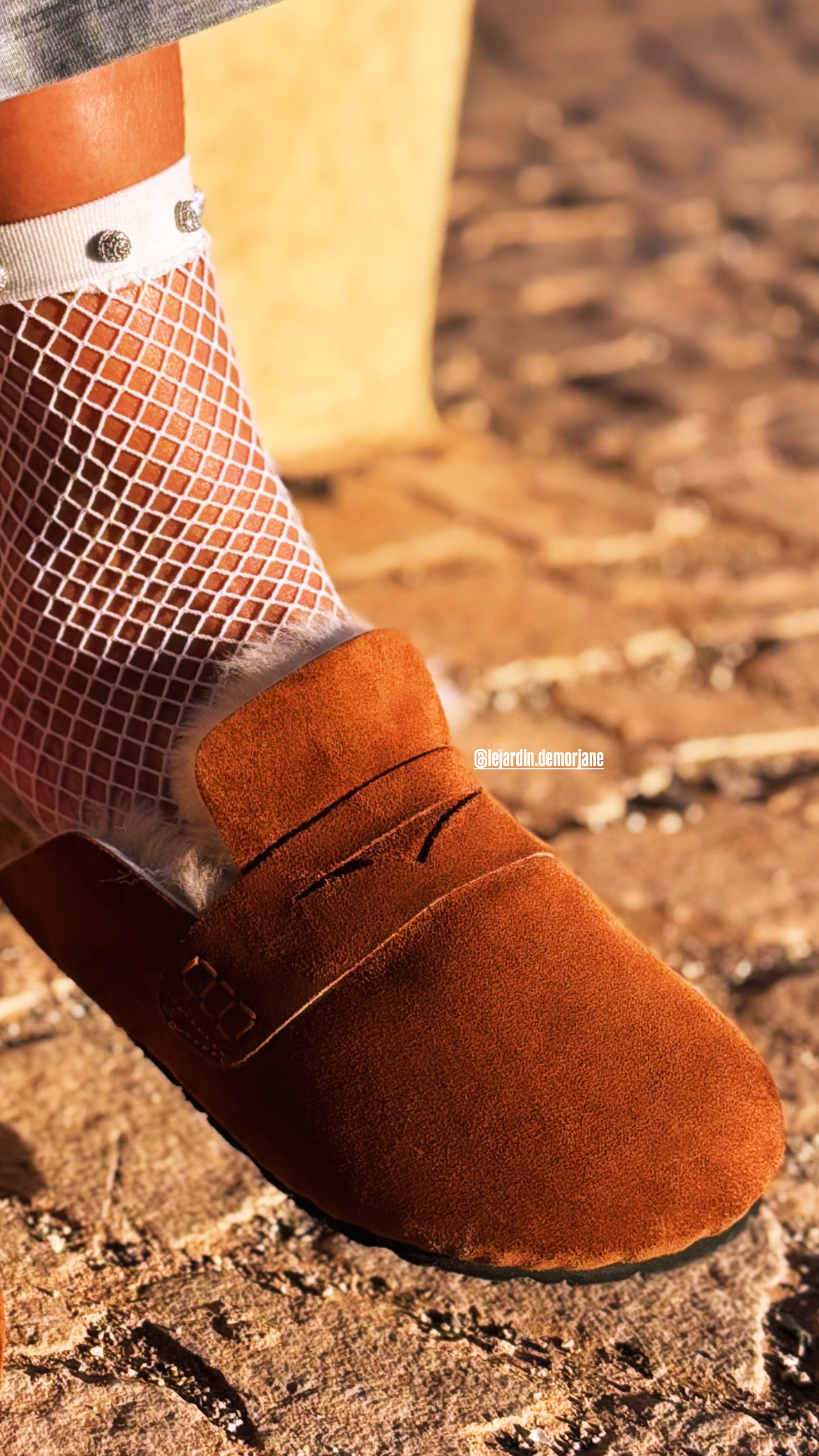 Mules Nomades Fourrées Camel – Image 3