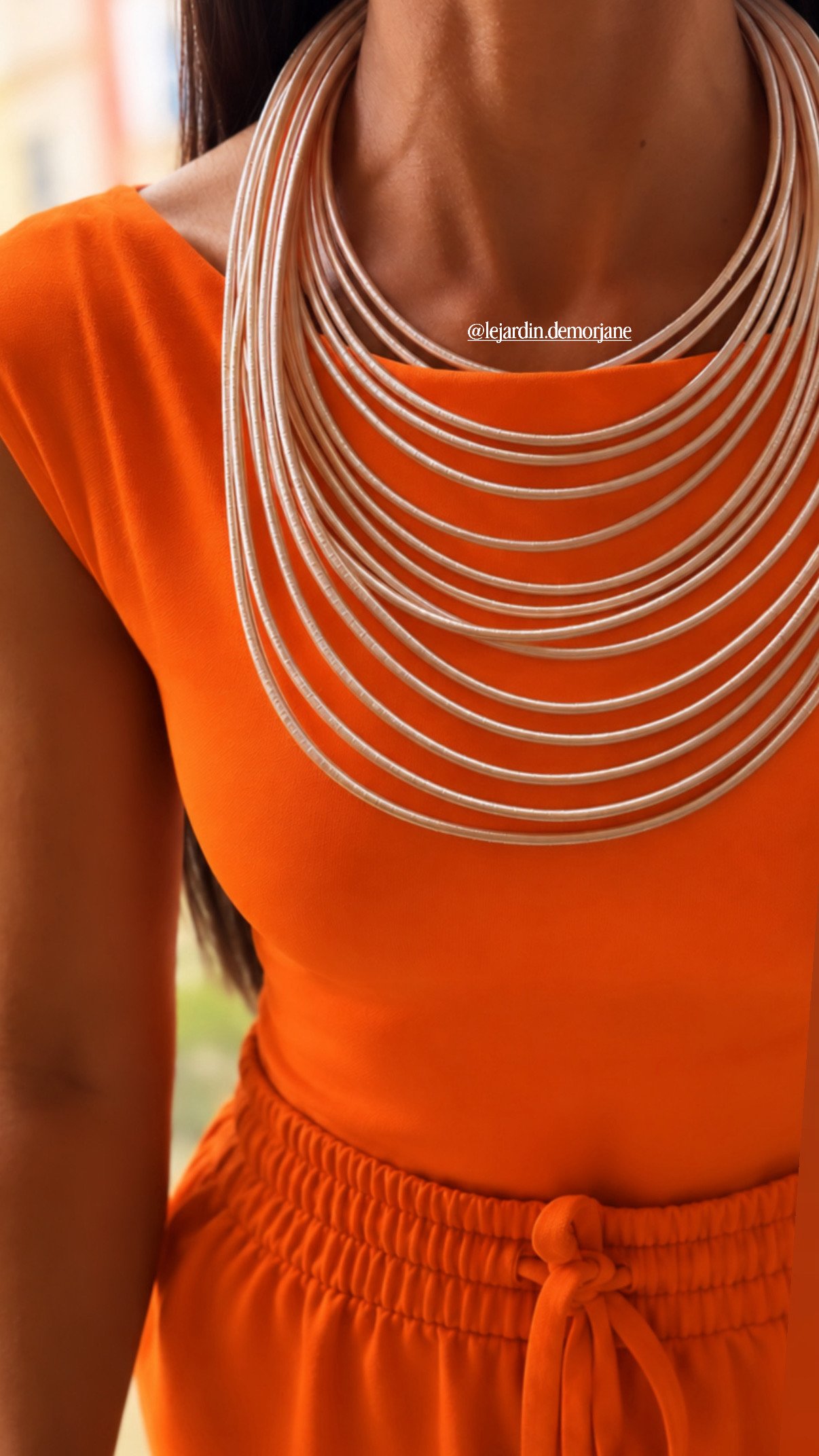 Collier Berbère Ivoire 15 rangées