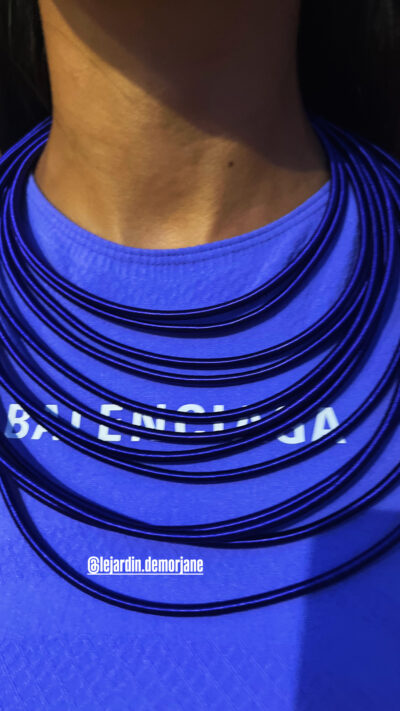 Collier Berbère Violet foncé