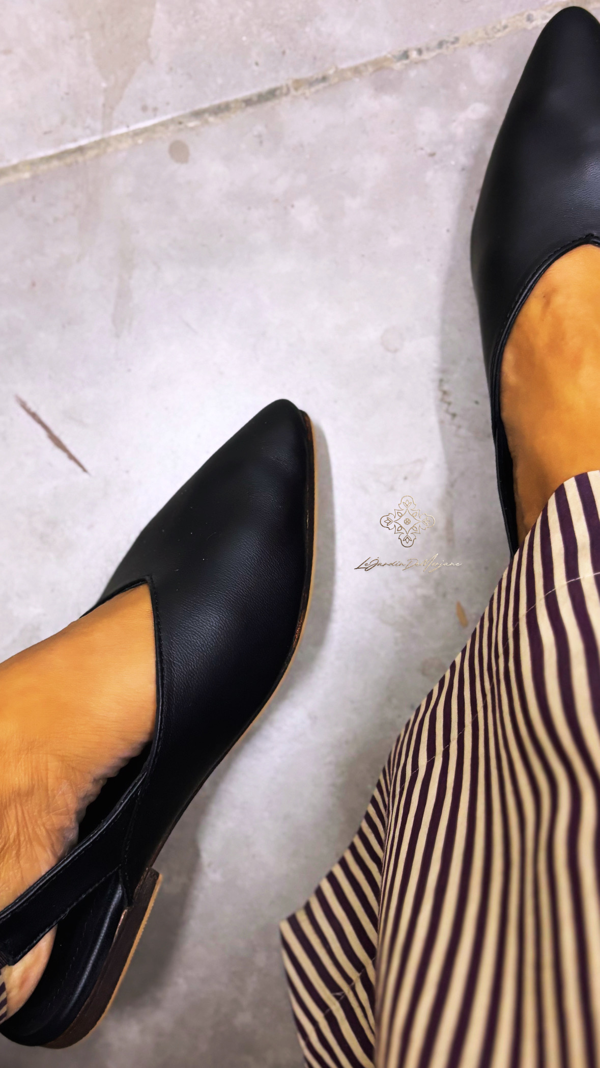 Slingbacks Cuir Lisse