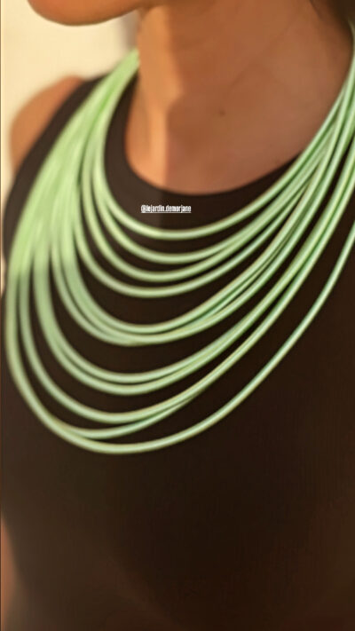 Collier Berbère Vert Pistache