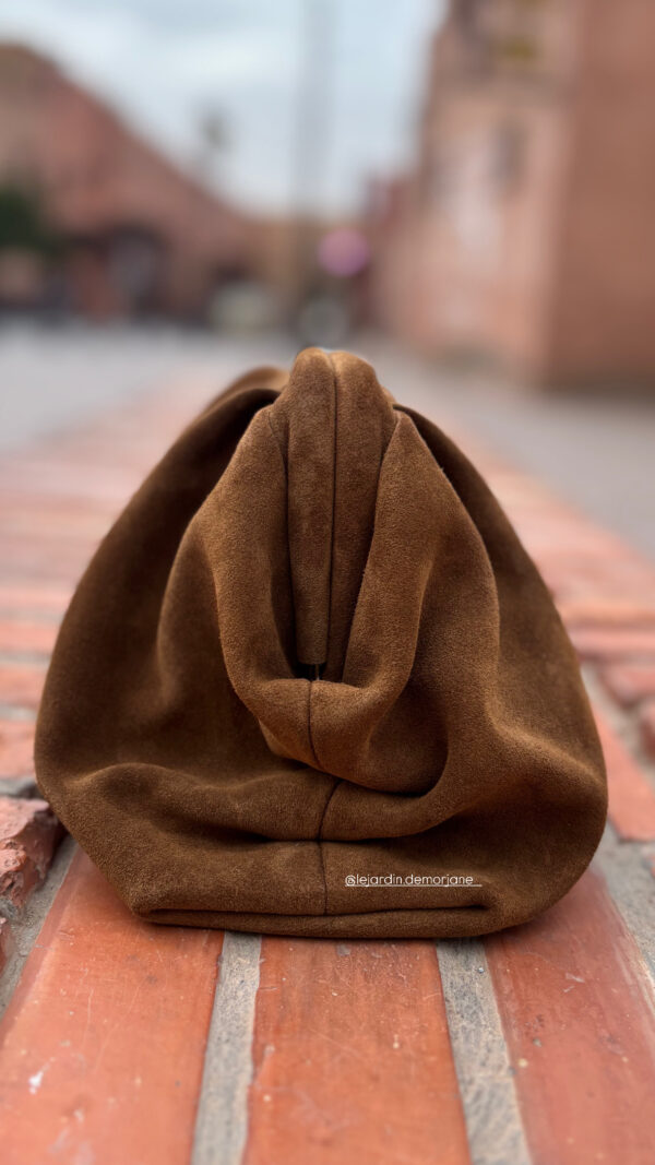 La Pochette Daim Camel – Image 3